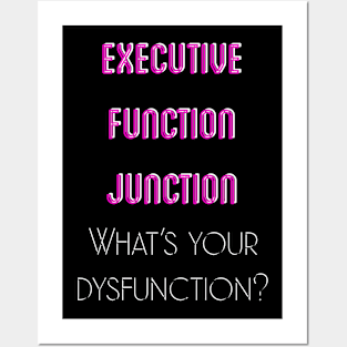 Neon Executive Function Junction Posters and Art